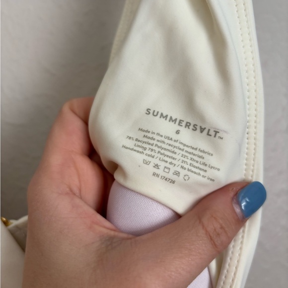 Summersalt The Plunge Bikini Top 6 - Picture 7 of 8